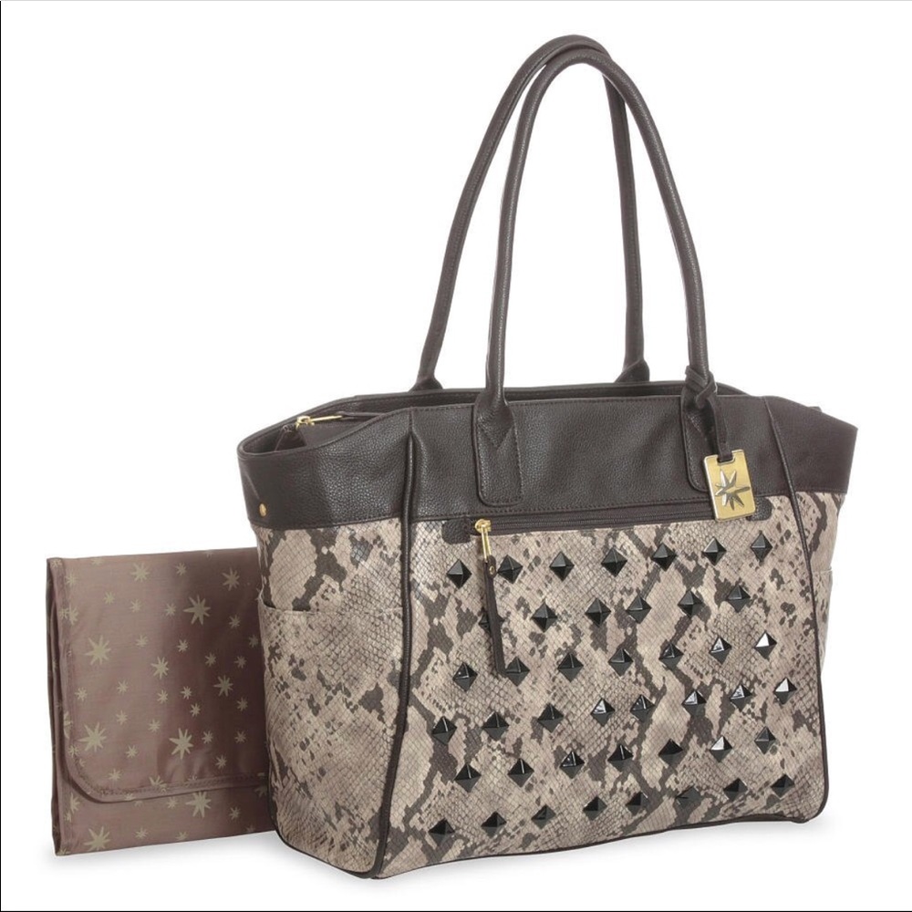 Heidy Klimt Snake skin diaper bag